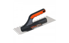 Гладилка DЕCOR, 3К, 280х130 мм, Нерж. зуб 10х10 мм; 0,7мм(11шт/44шт) 680-010