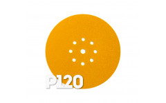 СМиТ PRO шлифовальный диск на липучке; диаметр 225мм/Р120 -9 отверстий