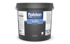 Ralston Pro Matt 3 BW/Про матт 3 база белая 9.5л (для безвоздушного матовая,высокая укрывистость)