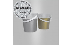 Цветная металлизированная добавка KERATEKS STAR Silver (серебро), 75г