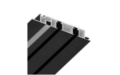 UMBRA Карнизный профиль шириной 115 мм, черный, 2м