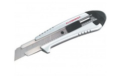 Нож TAJIMA Aluminist, 18 мм, серебристый алюминиевый корпус, 3 лезвия.