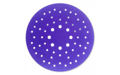 СМиТ CERAMIC violet шлифовальный диск на липучке; диаметр 225 мм /  P150 — 64 отверстий