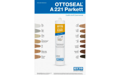 Профессиональный акрилатный герметик для паркета и ламината OTTOSEAL Parkett A221