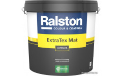 Ralston Extra Tex Matt 2 W-BW/Экстра Текс Матт Белая-База Белая 10,0л (матовая, новая биобаза, стойк