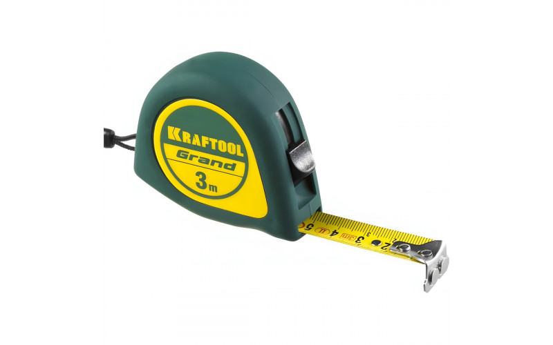 KRAFTOOL Grand, 3 м х 16 мм, рулетка (34022-03-16)
