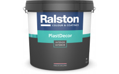 Ralston PlastDecor BW / ПластДекор База Белая 10л (структурная, сатиновая, 1 класс, д/внешних и вну
